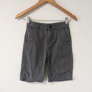 Children's Place Boy's Gray Flat Front Shorts Size 10 Cotton
